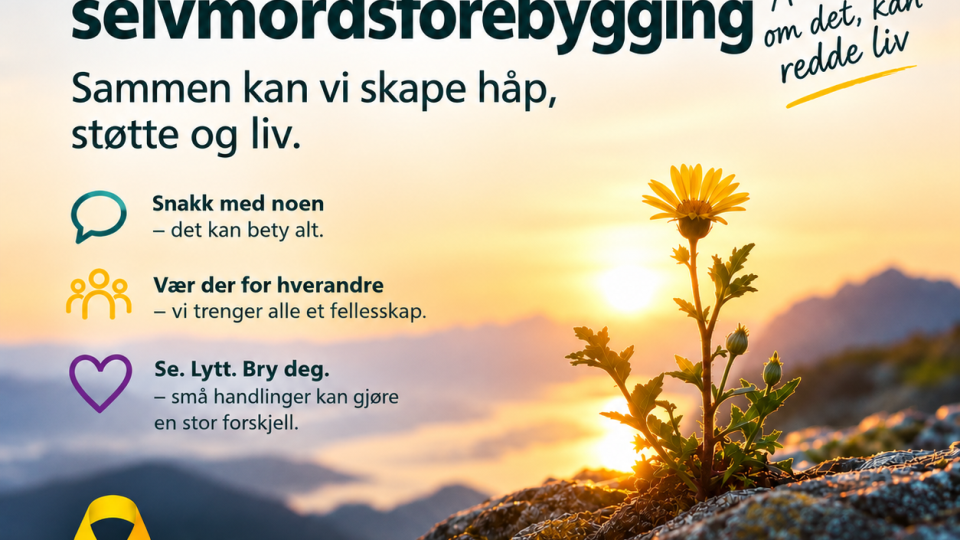 Lenke til artikkel: Verdensdagen for selvmordsforebygging